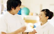 笑顔のスタッフ